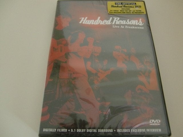 G49: Hundred reasons live at freakscene (in plastic), Alle leeftijden, Ophalen of Verzenden, Nieuw in verpakking