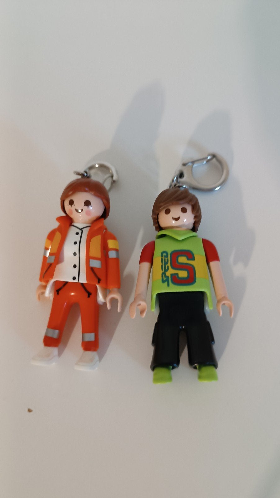 Z.g.s.n. Playmobil sleutelhangers 2 stuks, Ophalen of Verzenden