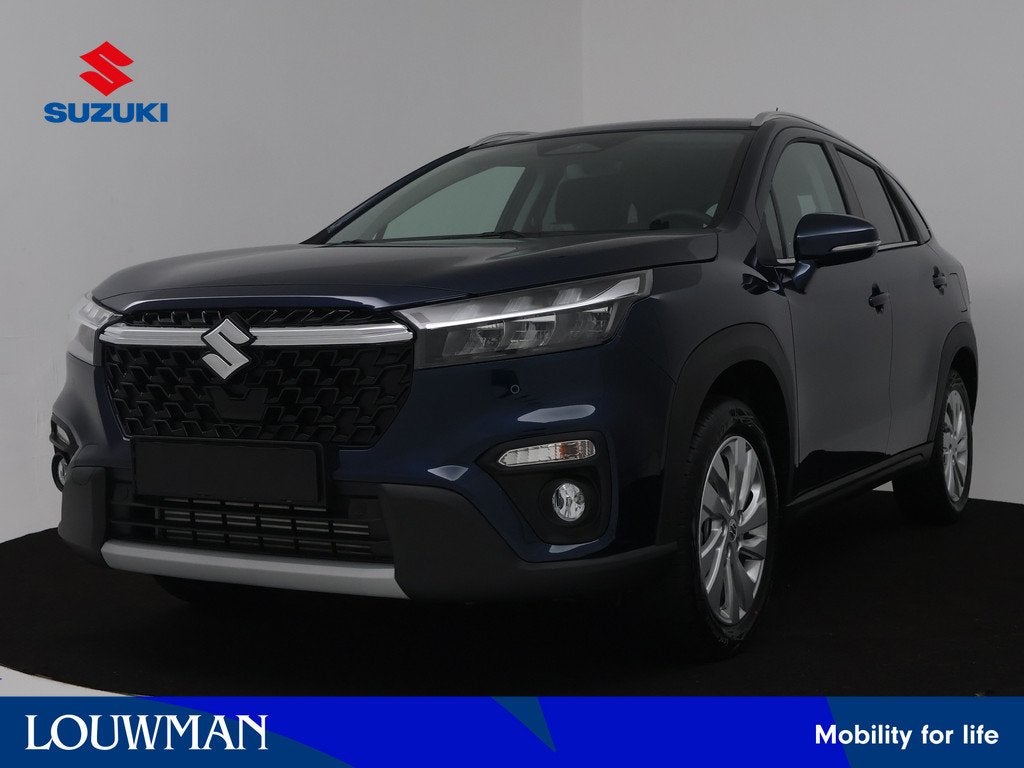 Suzuki S-Cross 1.4 Boosterjet Select Smart Hybrid | Apple Ca, Auto's, Voorwielaandrijving, 12 maanden, Stof, Zwart