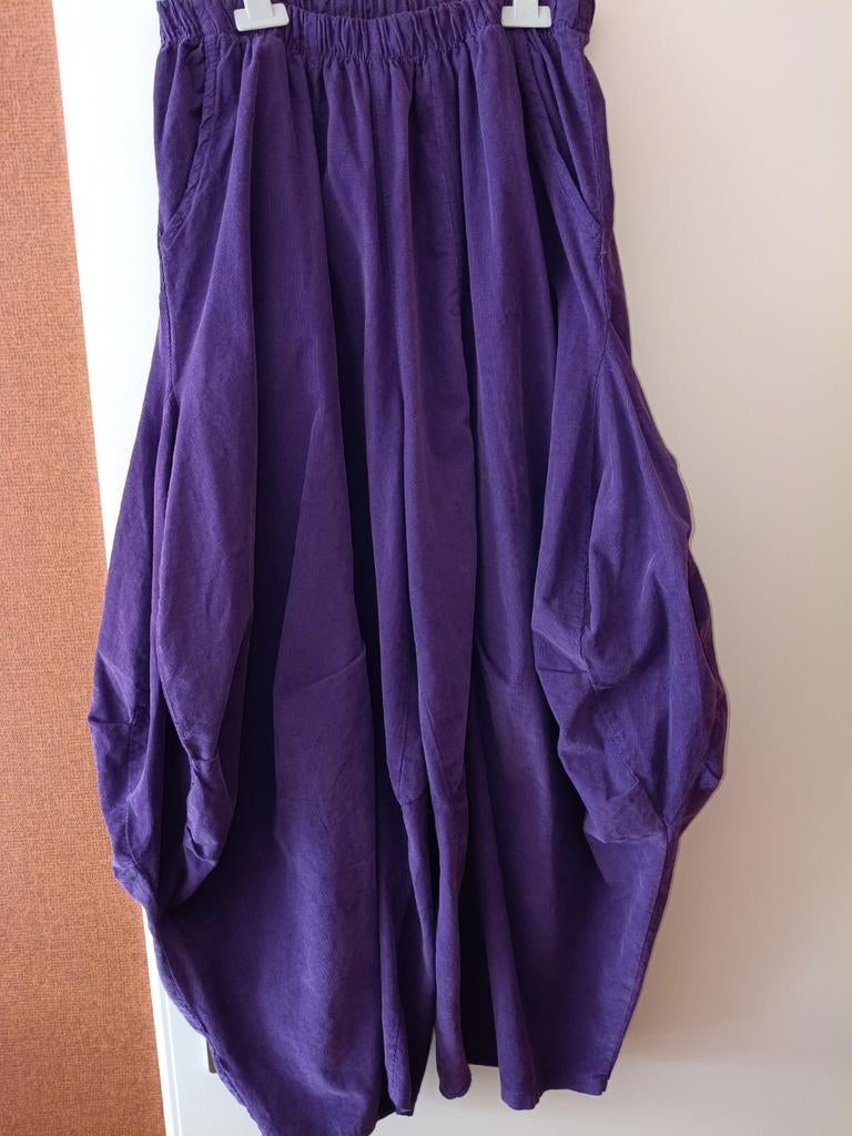 Moonshine babyrib mt 1, Ophalen of Verzenden, Zo goed als nieuw, Paars, Broek of Spijkerbroek