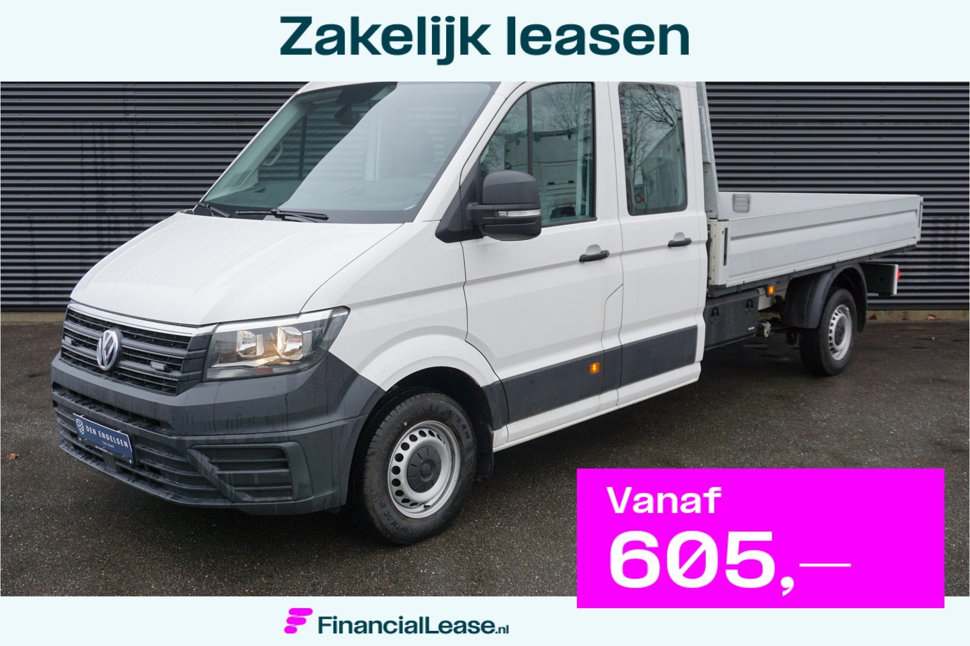 Volkswagen Crafter Open Laadbak 177pk Automaat Dubbele cabin, Stof, Gebruikt, 4 cilinders, Volkswagen