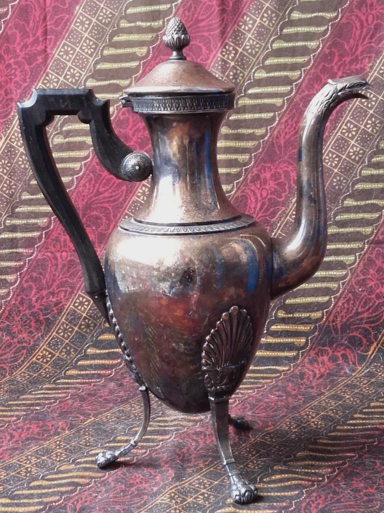 Mooie antieke silverplate theepot uit Engeland 29,5 cm. 1885, Ophalen of Verzenden