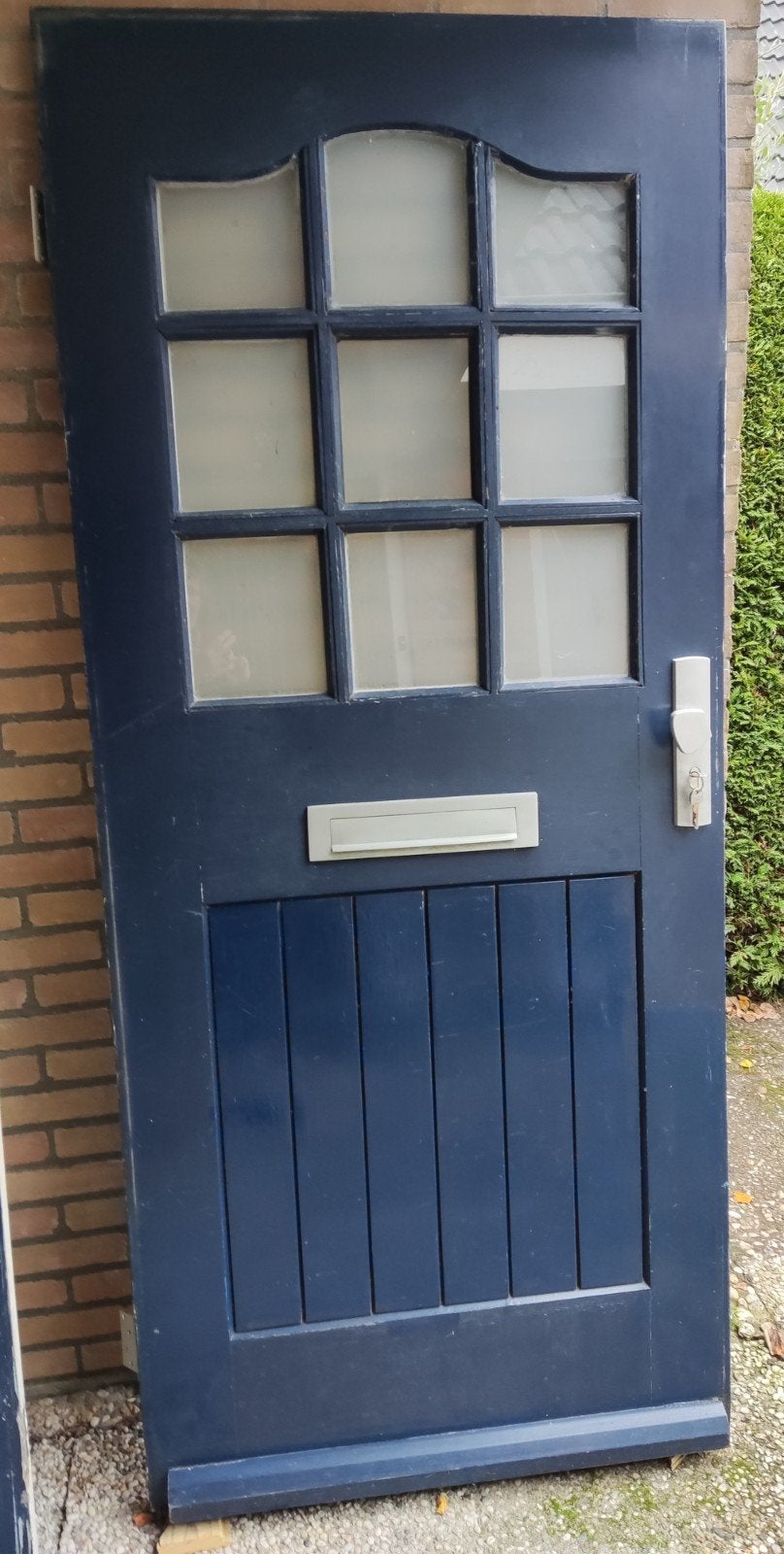 Voordeur, Merbau hardhout, Ophalen, Gebruikt