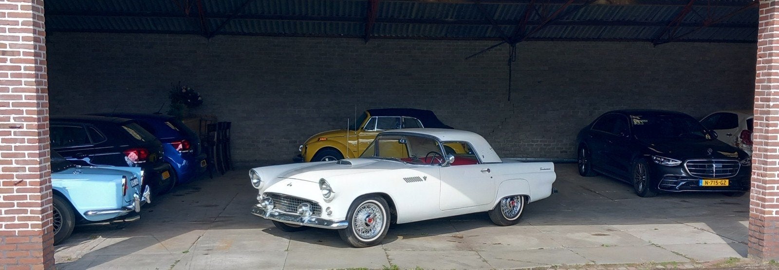 Ford Thunderbird Cabriolet, Automaat, Cabriolet, Wit, Bedrijf