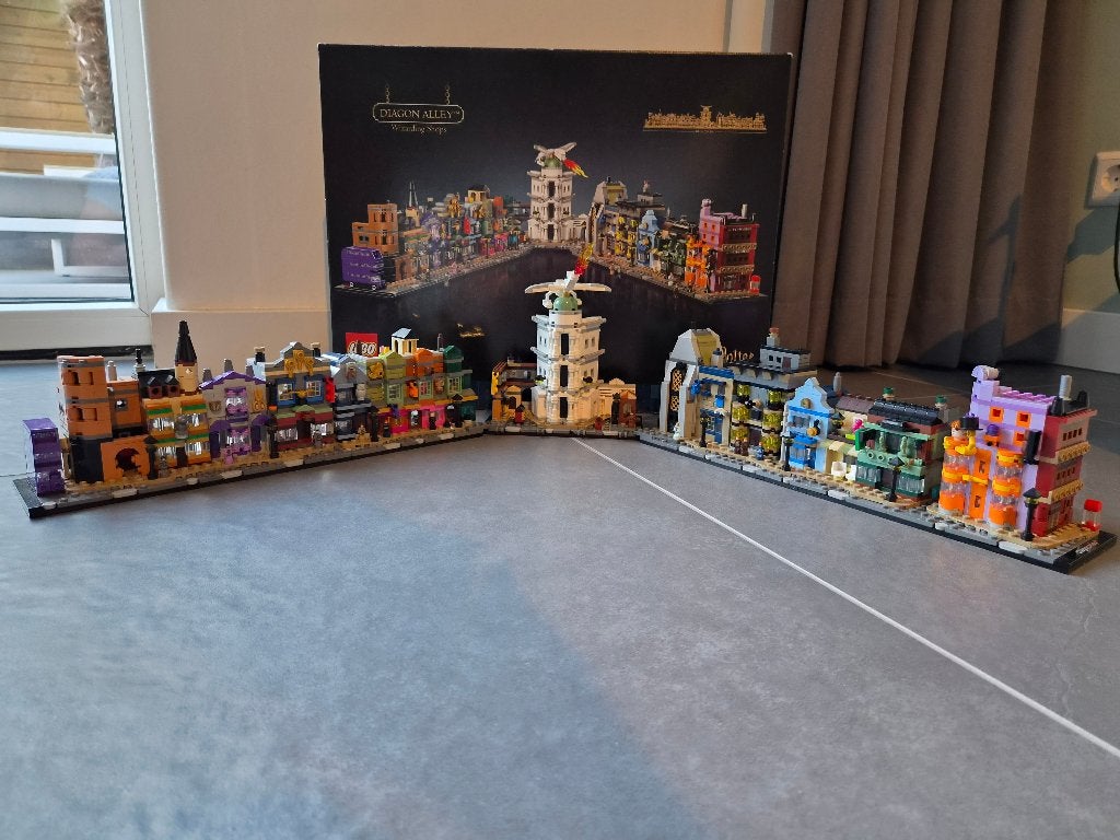 LEGO Harry Potter Wegisweg Tovenaarswinkels (76444) Compleet, Ophalen of Verzenden, Zo goed als nieuw