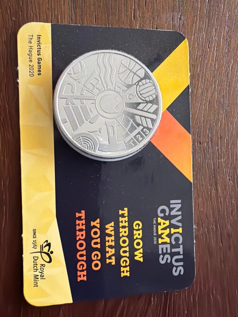 Invictus Games Den Haag 2020 Herdenkingsmunt, Ophalen of Verzenden, Koningin Beatrix, Overige waardes, Losse munt