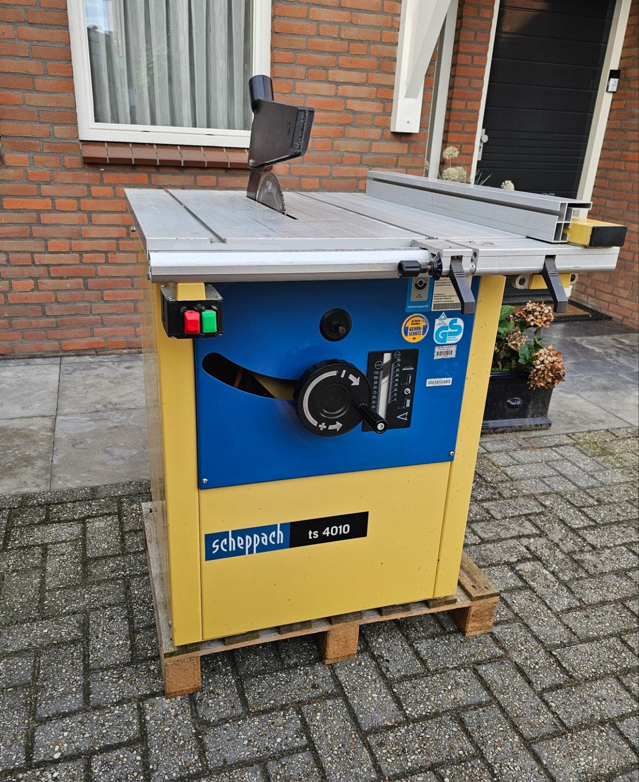Scheppach Cirkelzaag Type TS4010, Ophalen, Gebruikt, Cirkelzaag, 1200 watt of meer