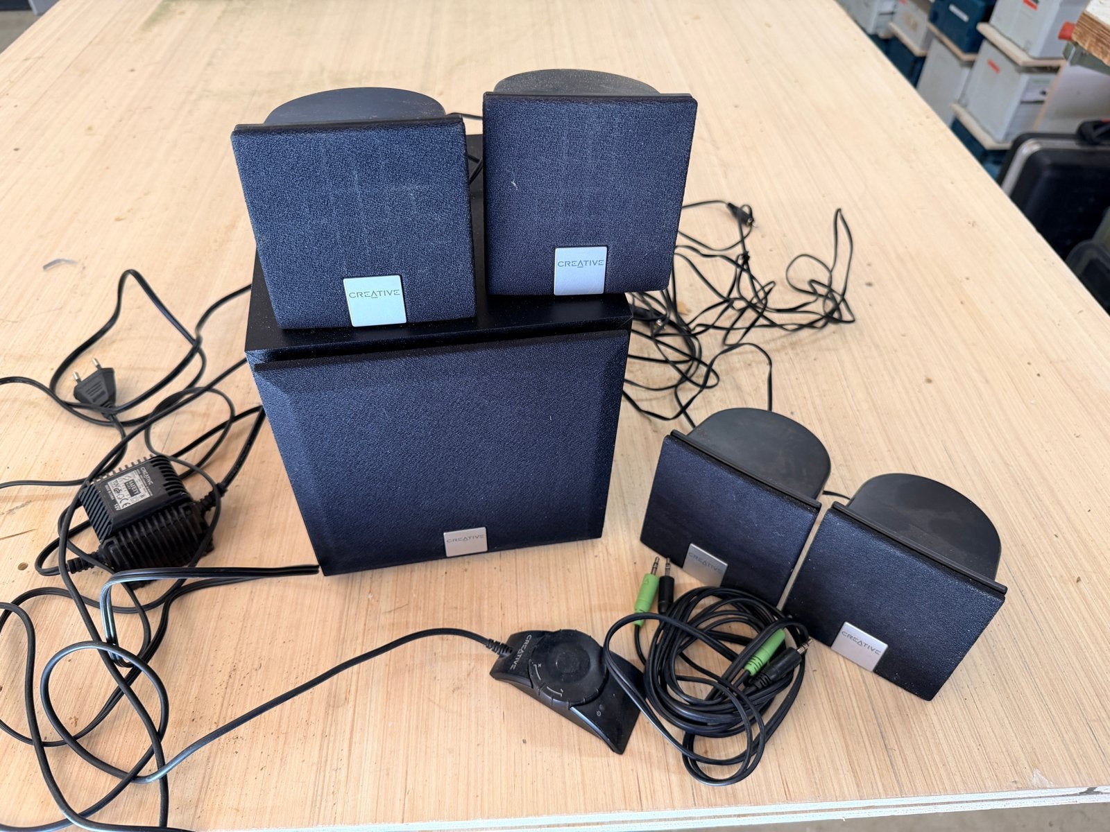 Creative Inspire 4.1 4400 Luidsprekerset met Subwoofer, Ophalen of Verzenden, Gebruikt, Audiokanaal 4.1