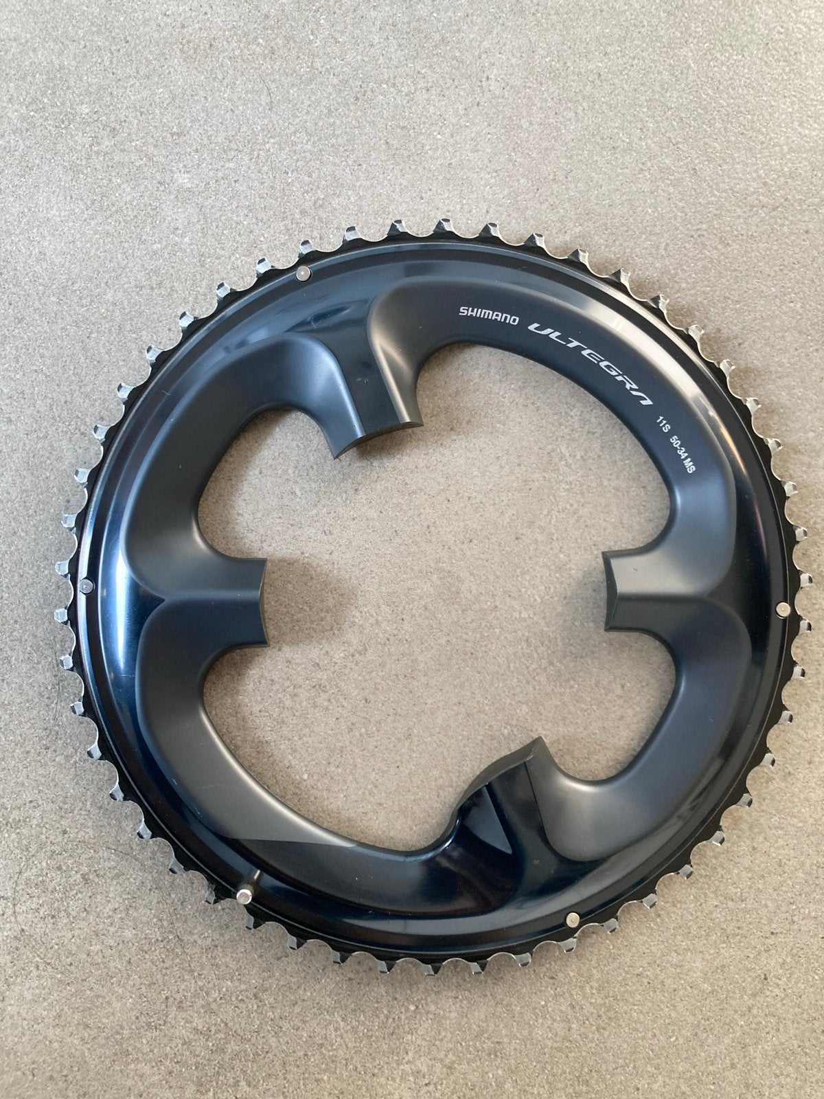 Shimano Ultegra 11S 50-T Kettingblad, Fietsen en Brommers, Fietsonderdelen, Zo goed als nieuw, Derailleur of Ketting, Aluminium