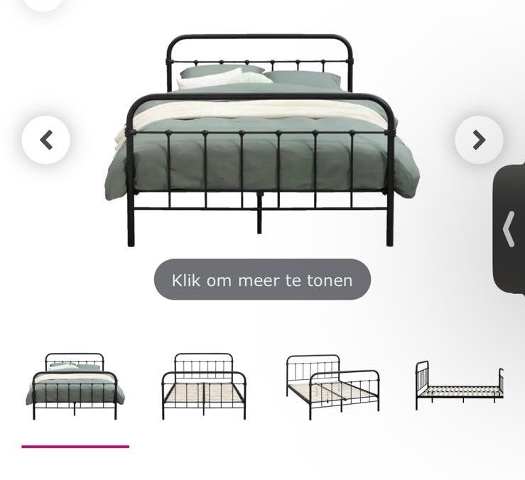 Bed Leen Bakker 140x200 + MATRAS, Ophalen, Tweepersoons, 140 cm, Zo goed als nieuw
