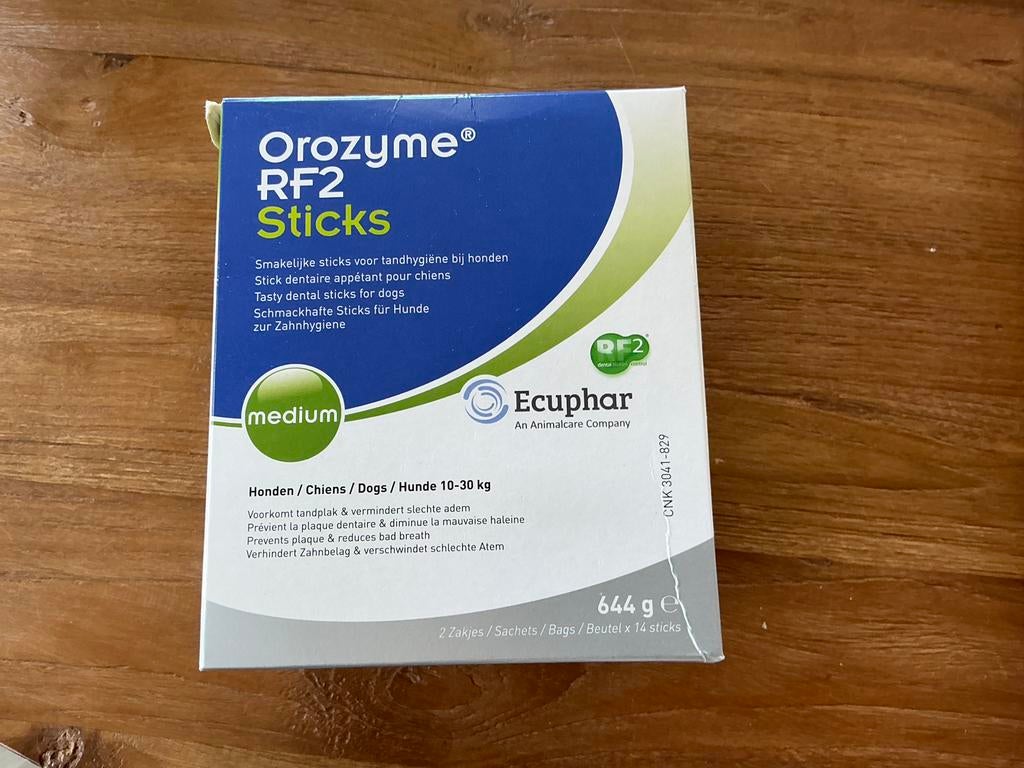 Kauwstaven voor hond merk Orozyme maat m, Ophalen of Verzenden, Hond