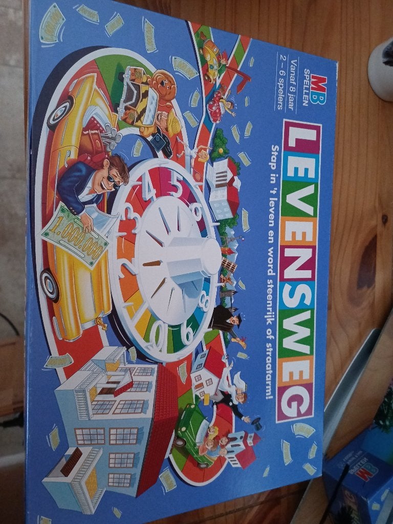 Spel levensweg, Drie of vier spelers, Ophalen, Zo goed als nieuw