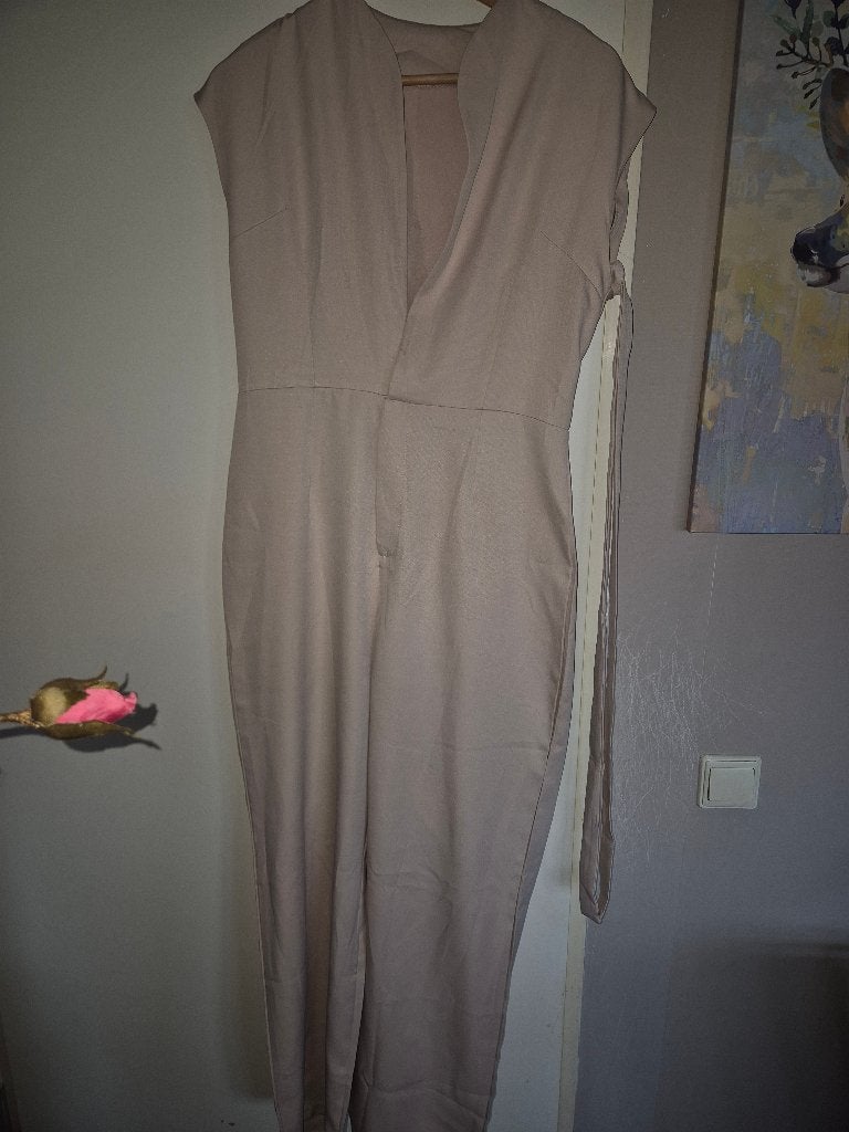 Jumpsuit  M/L beige, Kleding | Dames, Jumpsuits, Maat 38/40 (M), Beige, Nieuw, Ophalen of Verzenden