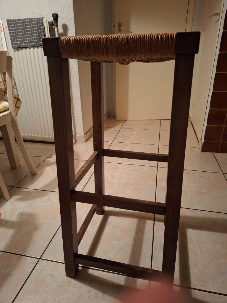Kruk, Huis en Inrichting, Barkrukken, Ophalen, Gebruikt, Hout, 60 tot 90 cm