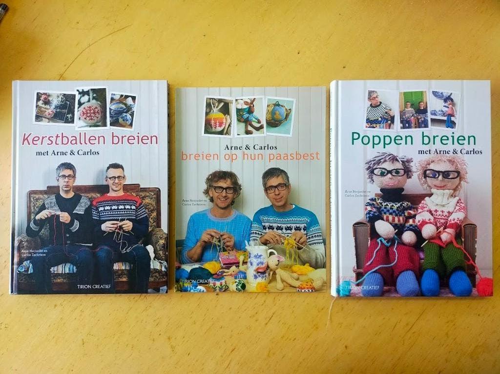 Drie boeken van onze Noorse vrienden Arne & Carlos, Ophalen of Verzenden, Zo goed als nieuw, Breien en Haken