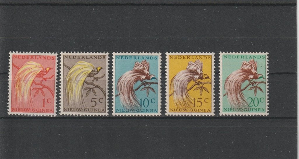 Nieuw Guinea 1954, NVPH 25 t/m 29, Postfris., Postzegels en Munten, Ophalen of Verzenden, Postfris, Nieuw-Guinea