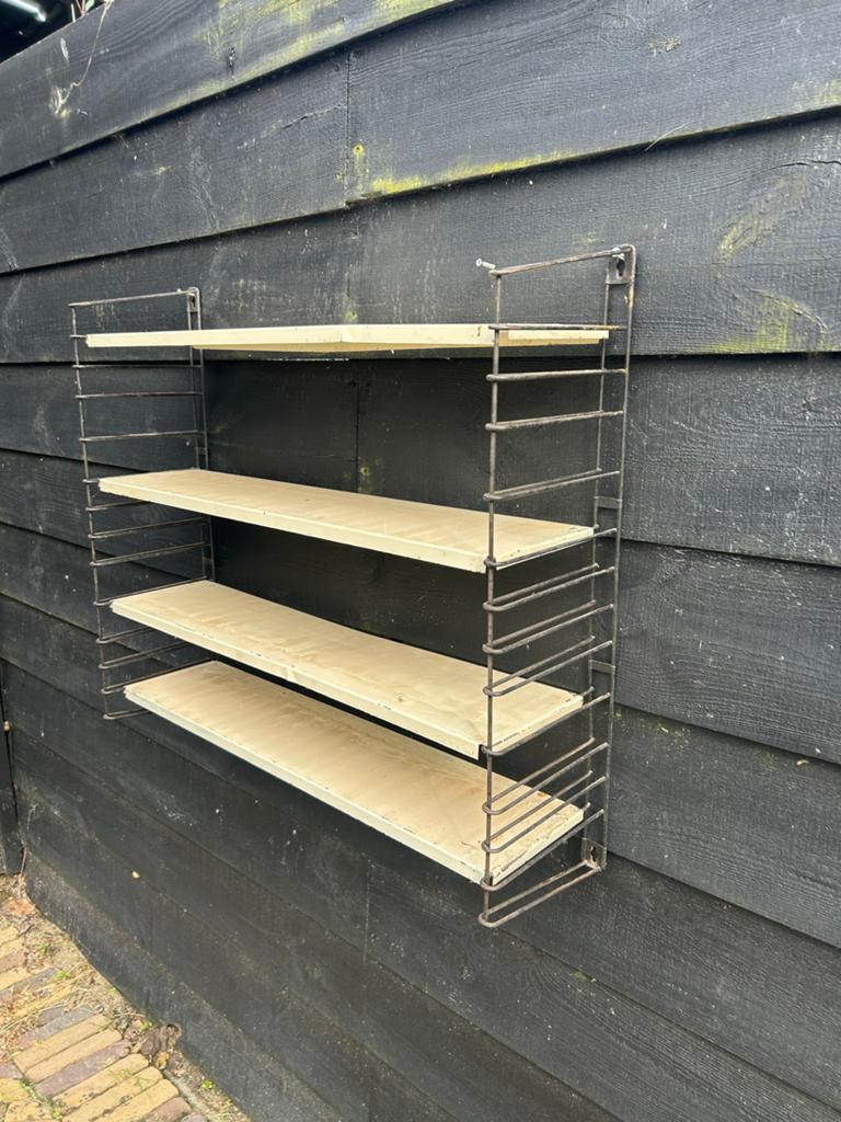 Brabantia Wandrek met 4 planken - Vintage design, Ophalen of Verzenden, Gebruikt