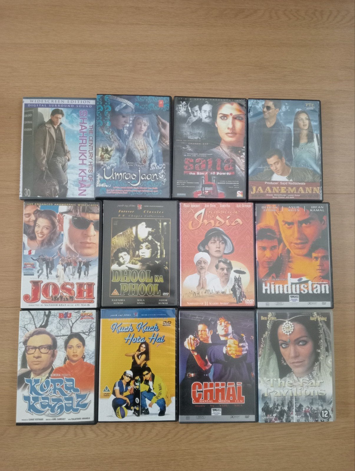 Bollywood India 12 DVD's voor € 5.00 Hindi, Ophalen of Verzenden