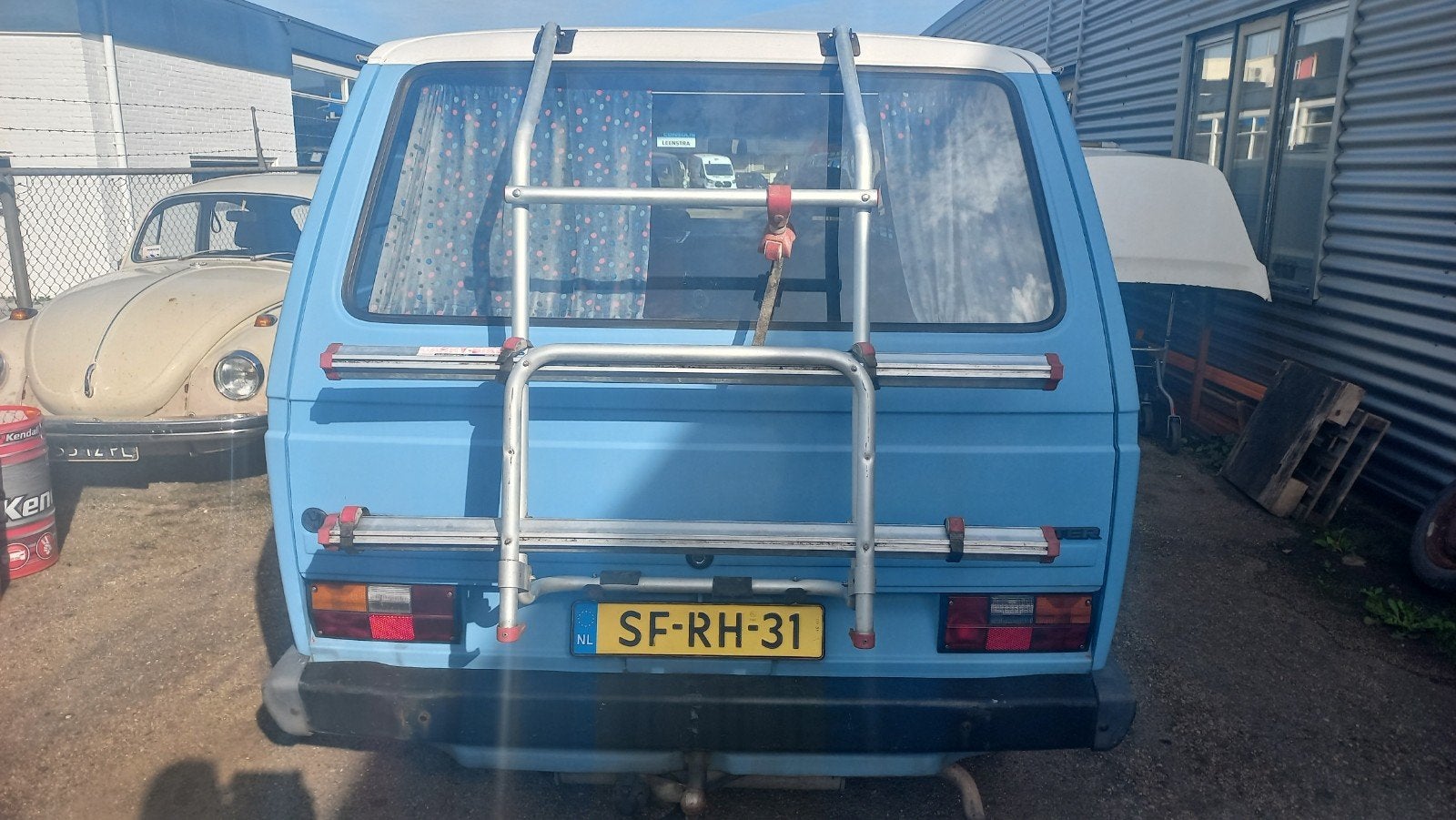 Fietsenrek VW T3 Fiamma, Ophalen