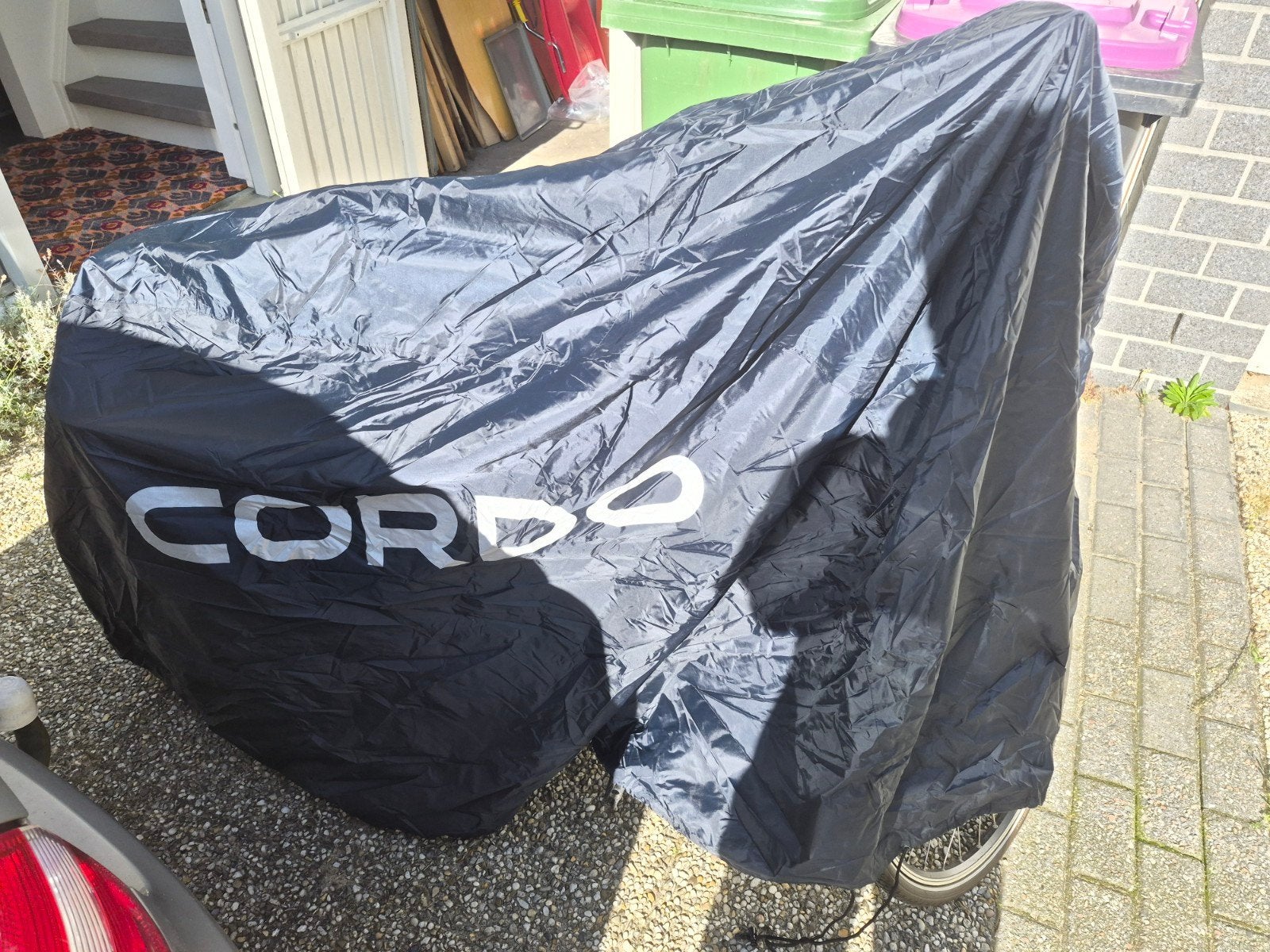 Cordo Polyester Fietshoes - Bescherming voor uw fiets, Ophalen, Zo goed als nieuw, Cordo