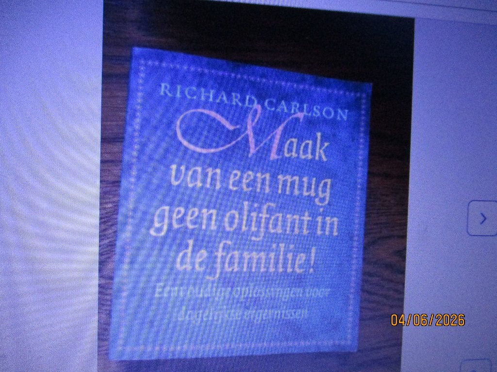 Maak Van Een Mug geen olifant In De Familie 9789024540600 #, Ophalen of Verzenden, Gelezen