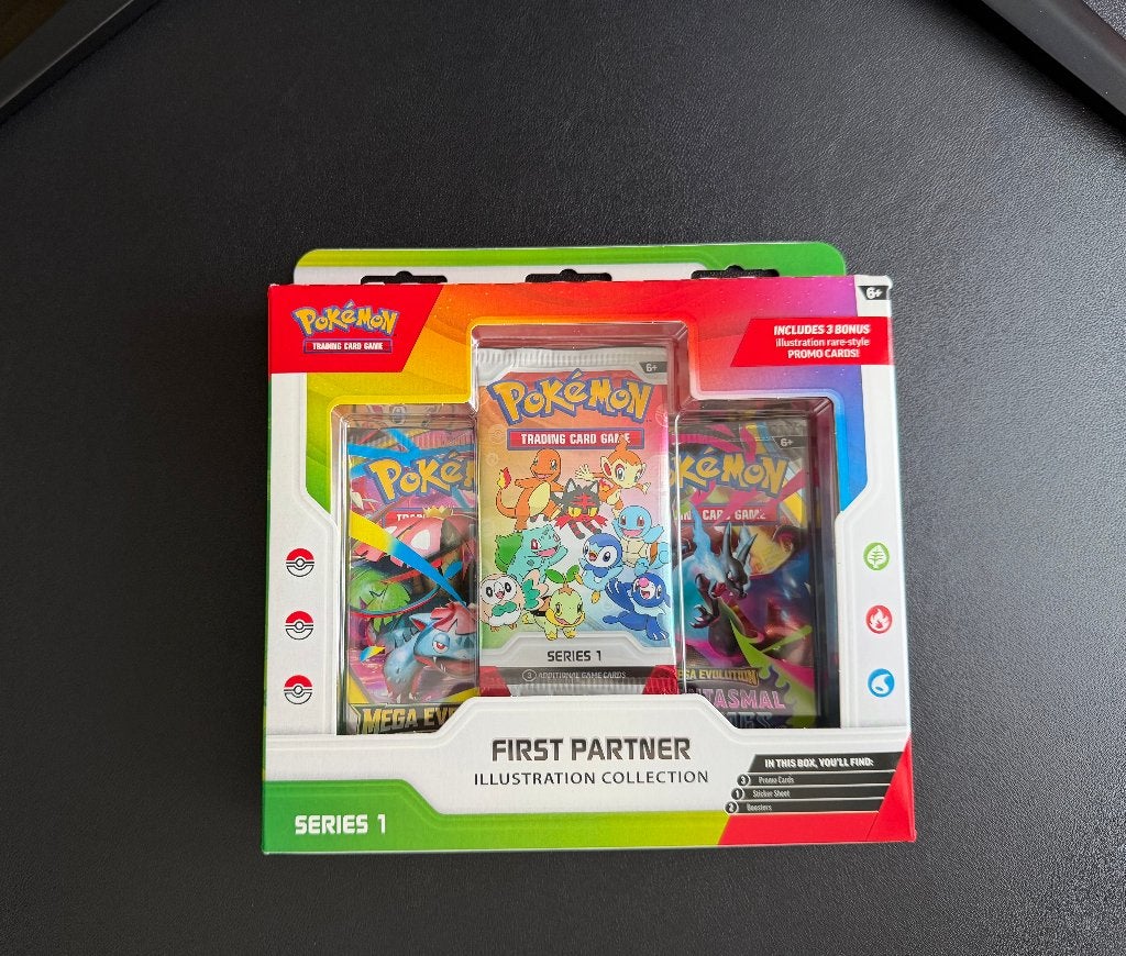 Pokémon First Partner Illustration Collection Series 1, Ophalen of Verzenden, Zo goed als nieuw, Overige typen, Foil