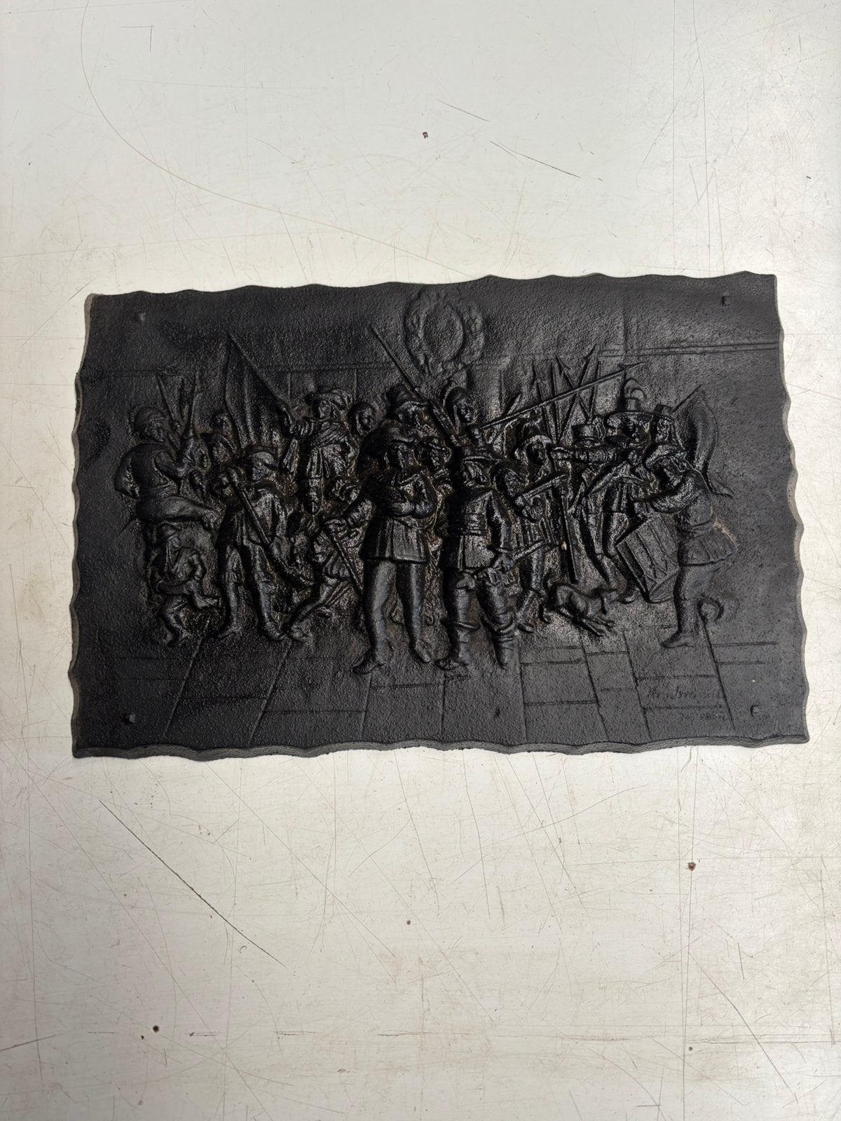 Stalen plaquette Rembrandt nachtwacht 20x30 cm, Ophalen of Verzenden