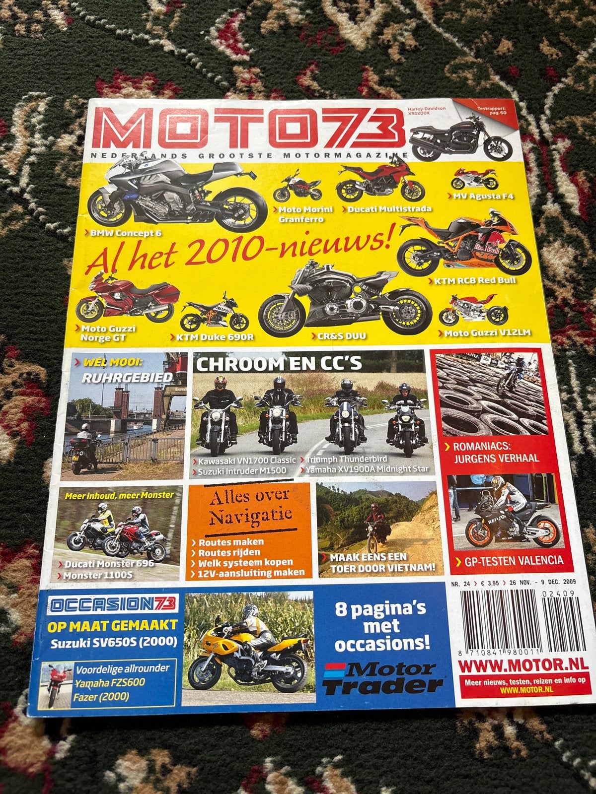 Moto 73 - Nederlands Grootste Motormagazine (2009), Boeken, Ophalen of Verzenden, Gelezen, Algemeen