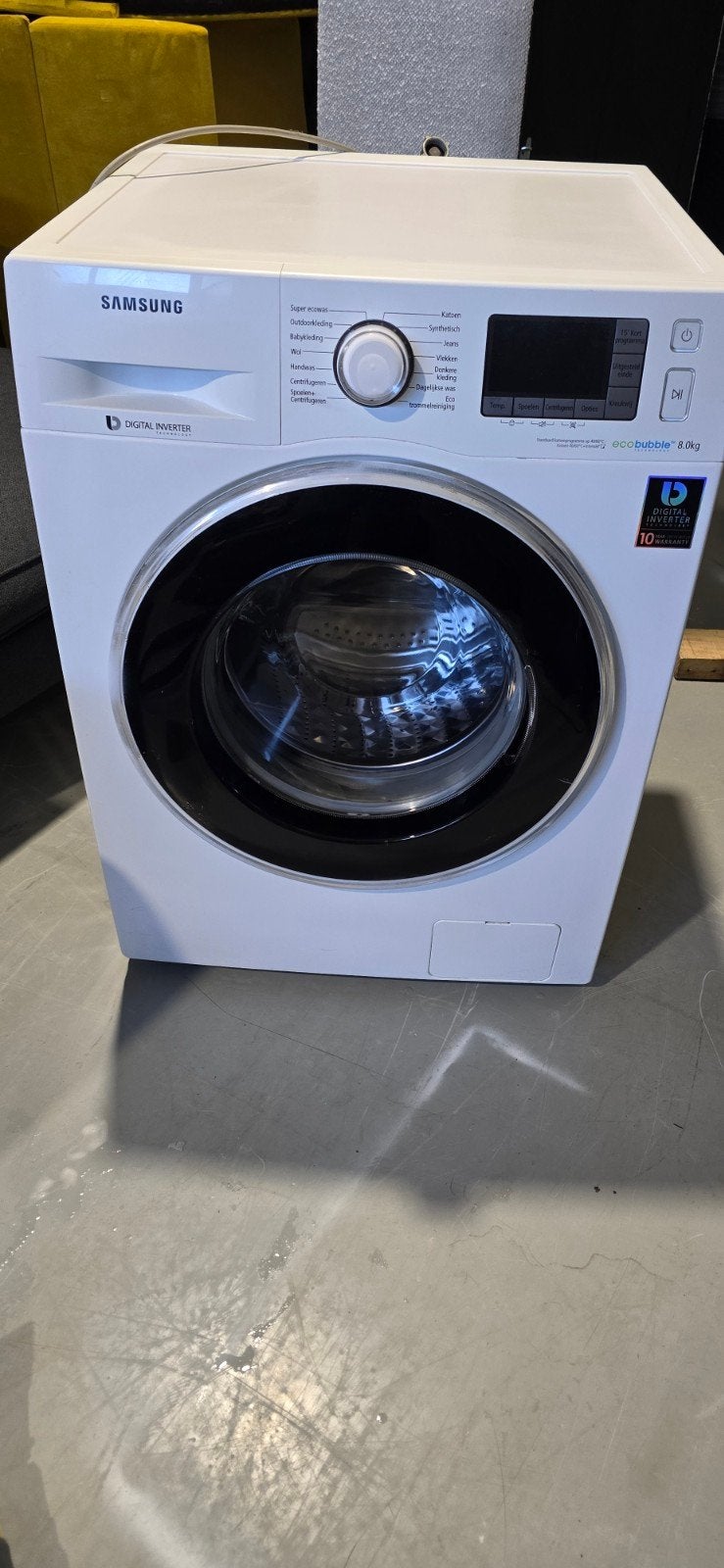 Samsung EcoBubble Wasmachine - Zuinig en Koolborstelloos, Refurbished, Ophalen of Verzenden, 1600 toeren of meer, Voorlader