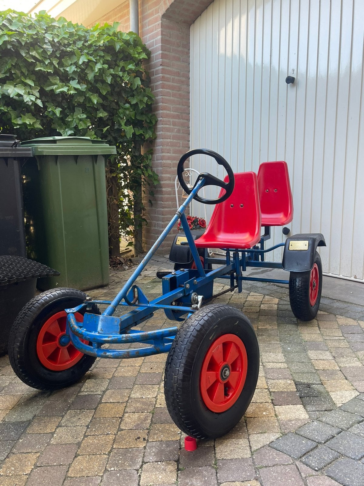 Stoere skelter voor 2 personen – rijdt top!, Ophalen, Gebruikt, Overige merken, Duozit