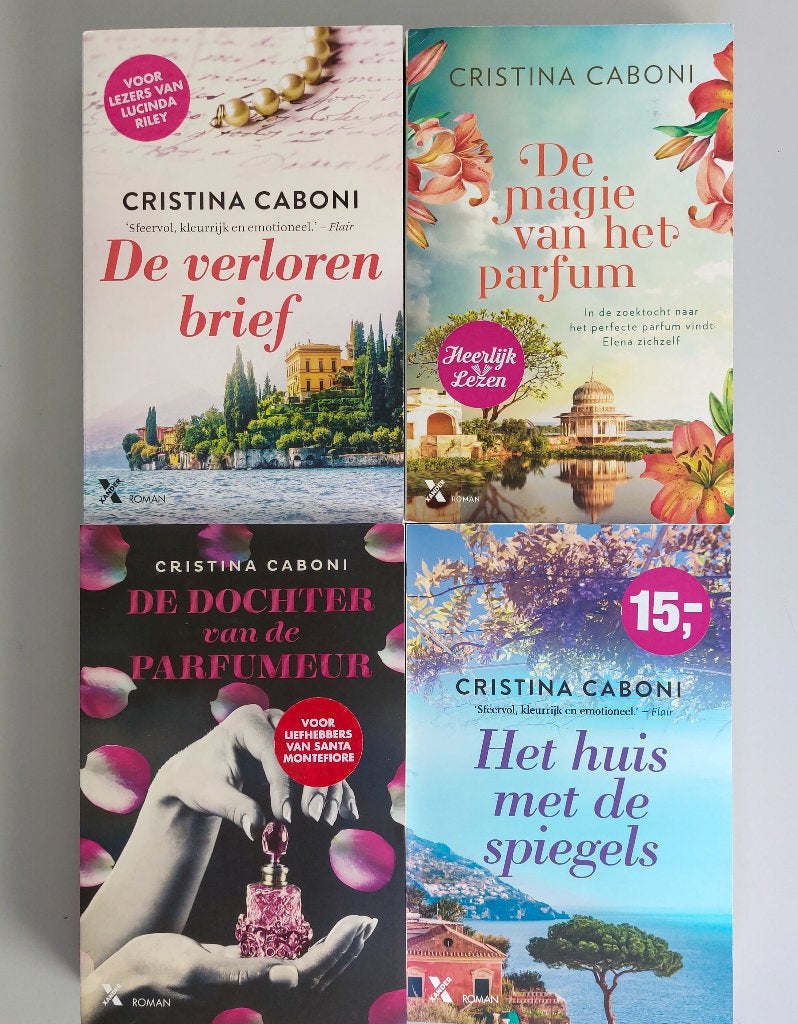 Cristina Caboni : 8x Roman, Boeken, Ophalen of Verzenden, Zo goed als nieuw, Cristina Caboni, Nederland