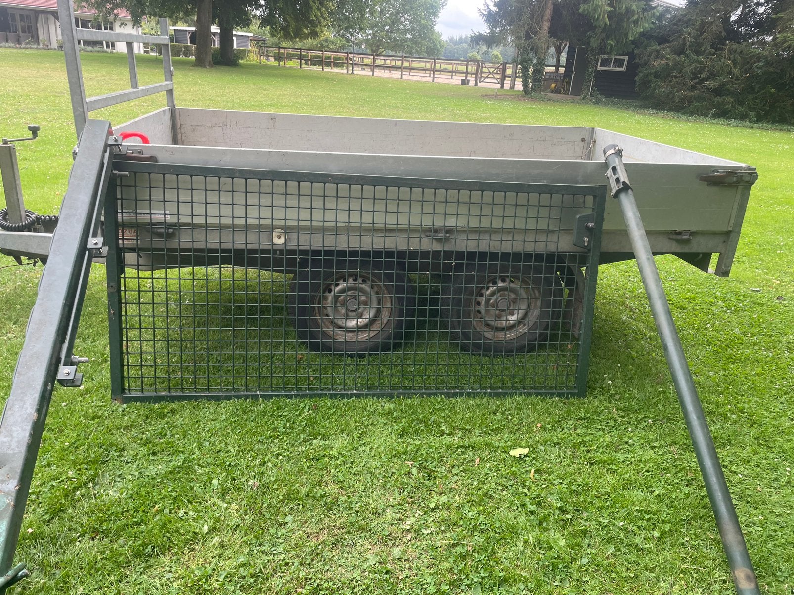 Poort hekken, Tuin en Terras, Tuinhekken en Hekwerk, Ophalen of Verzenden, Zo goed als nieuw, IJzer, Tuinhek
