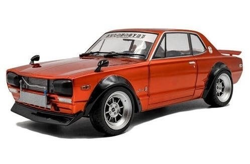 Nissan Skyline (C10) Hakosuka Solido Works '70, oranje met., Hobby en Vrije tijd, Solido, Solido, Rue de L' Ecusson 2, 56120 Josselin France
