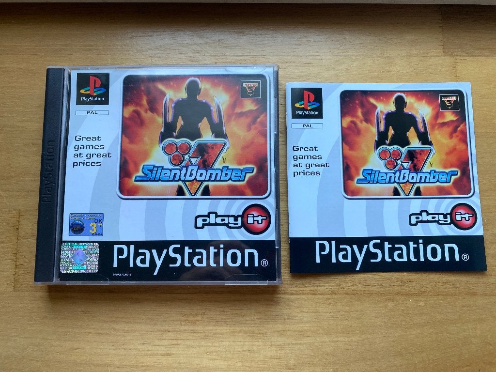 Silent bomber ps1, 1 speler, Racen en Vliegen, Ophalen of Verzenden, Zo goed als nieuw