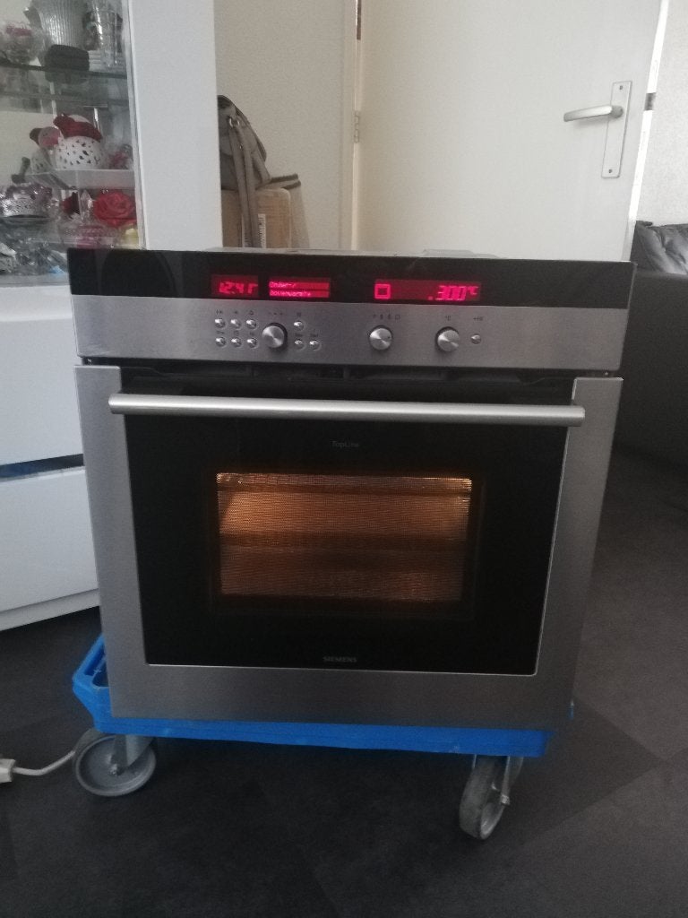 Siemens inbouw oven combi magnetron model HB87E54, Ophalen, Gebruikt, Siemens, Oven met grill