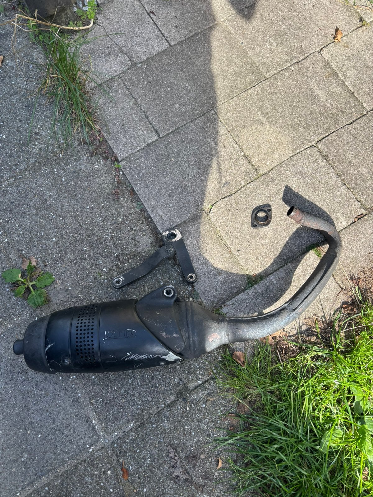 Leovince touring ophangpunt afgebroken!, Ophalen of Verzenden, Zo goed als nieuw, Uitlaat, Piaggio
