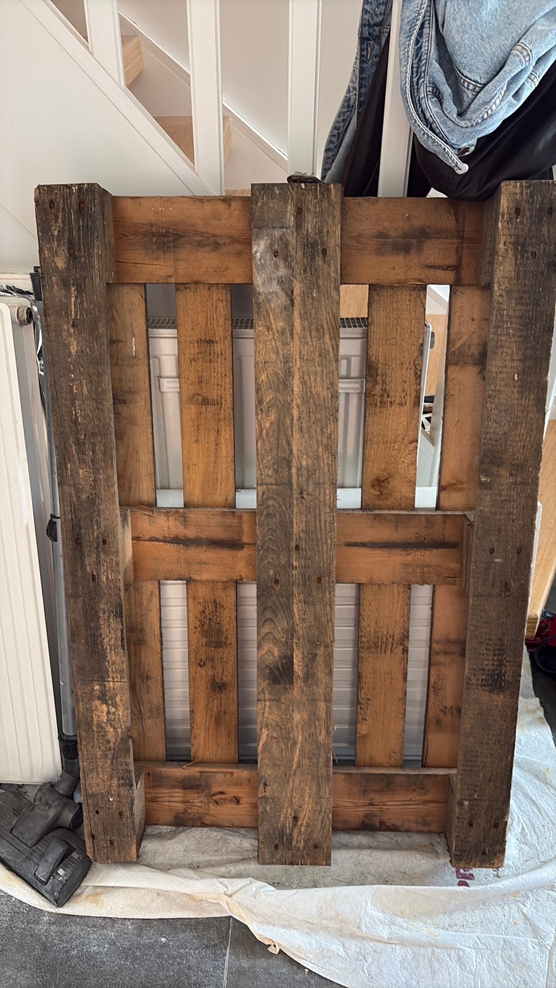 Pallet, Ophalen, Gebruikt, 50 mm of meer, Pallet