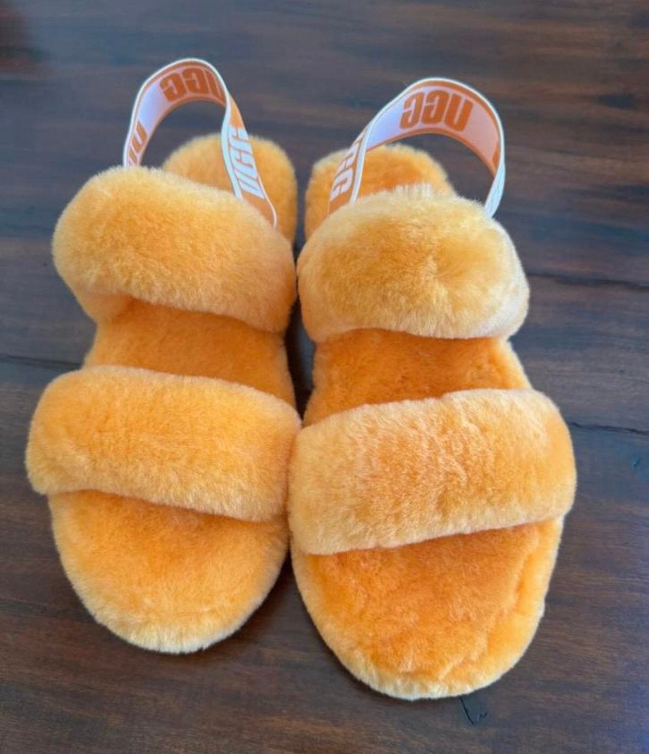 Ugg Oh Yeah Slide women sandals 41, echt lamswol, Nieuw, Ophalen, Nieuw, Oranje, Pantoffels of Sloffen