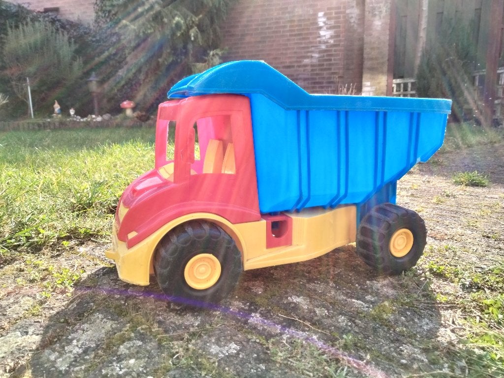 speelgoed vrachtwagen, Ophalen, Zo goed als nieuw