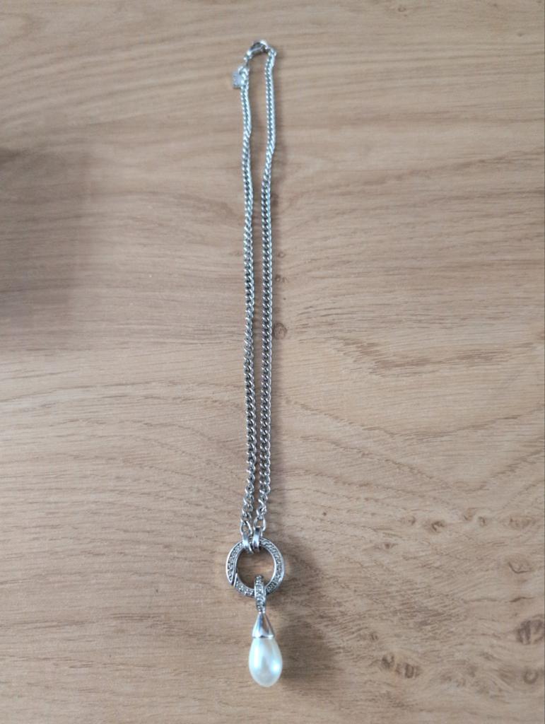 Zinzi zilveren ketting met hanger, Met hanger, Ophalen of Verzenden, Zo goed als nieuw, Zilver