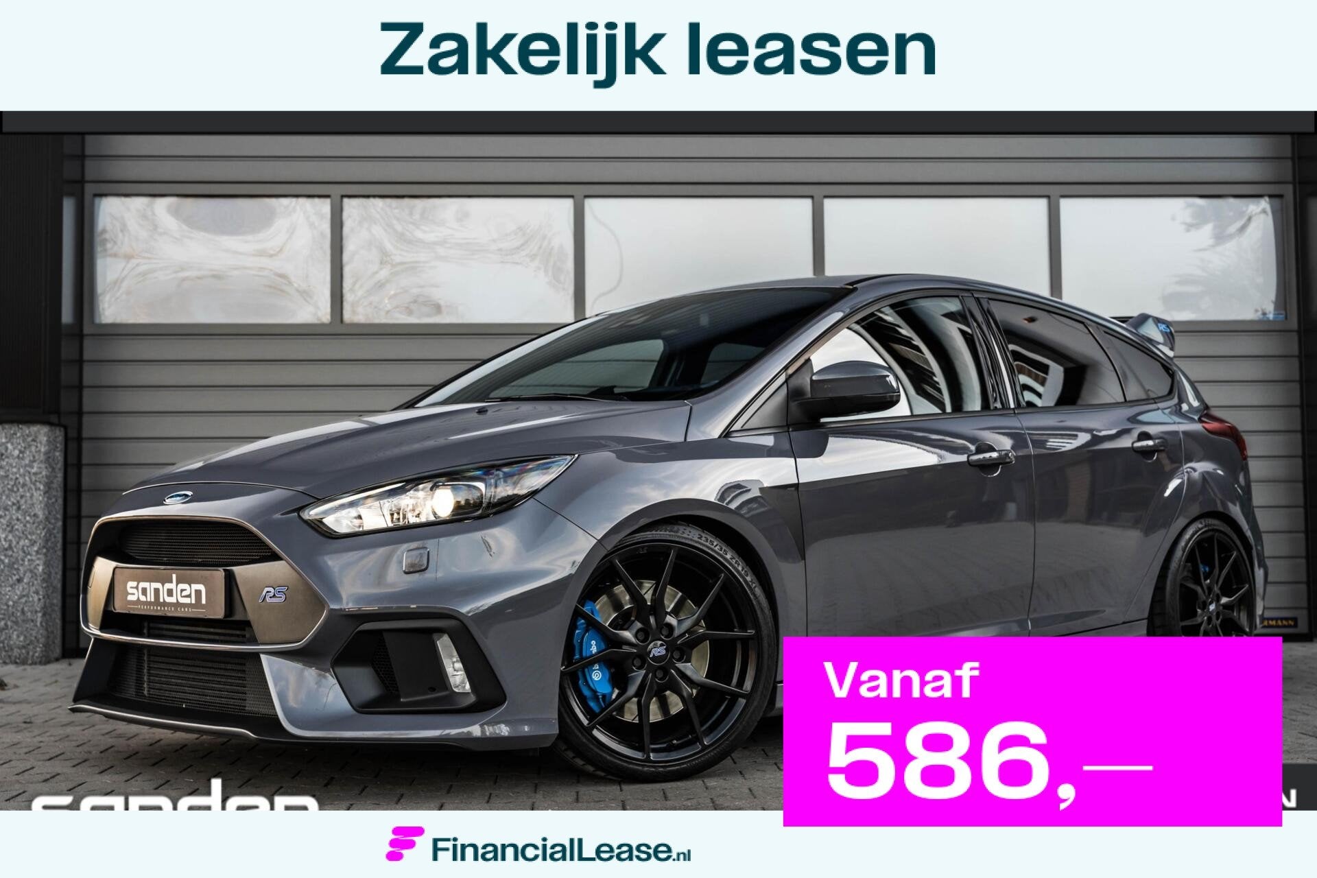Ford Focus 2.3 RS|StealthGrey|Recaro|CarPlay|Cam|Sony|KW set, 4 cilinders, 2300 cc, Bedrijf, Handgeschakeld
