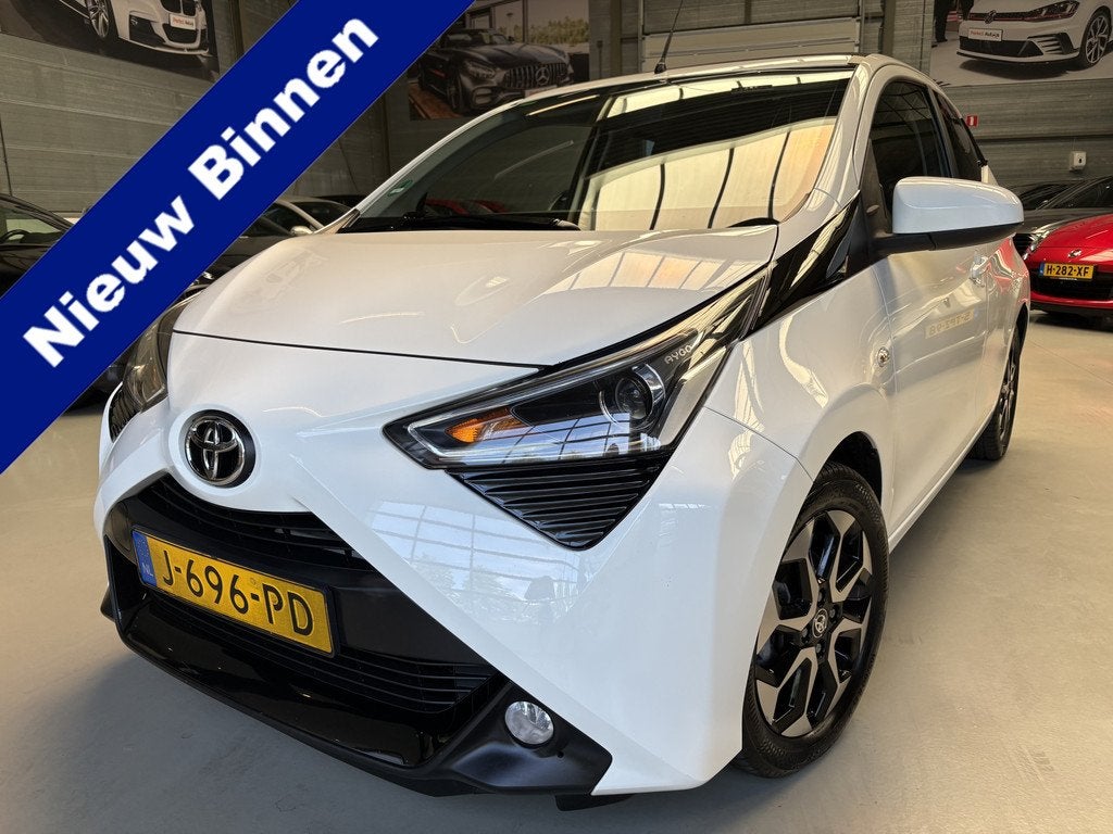 Toyota Aygo 1.0 VVT-i x-joy cabrio Airco, Carplay, Navi, Auto's, Toyota, Voorwielaandrijving, Stof, Gebruikt, 4 stoelen