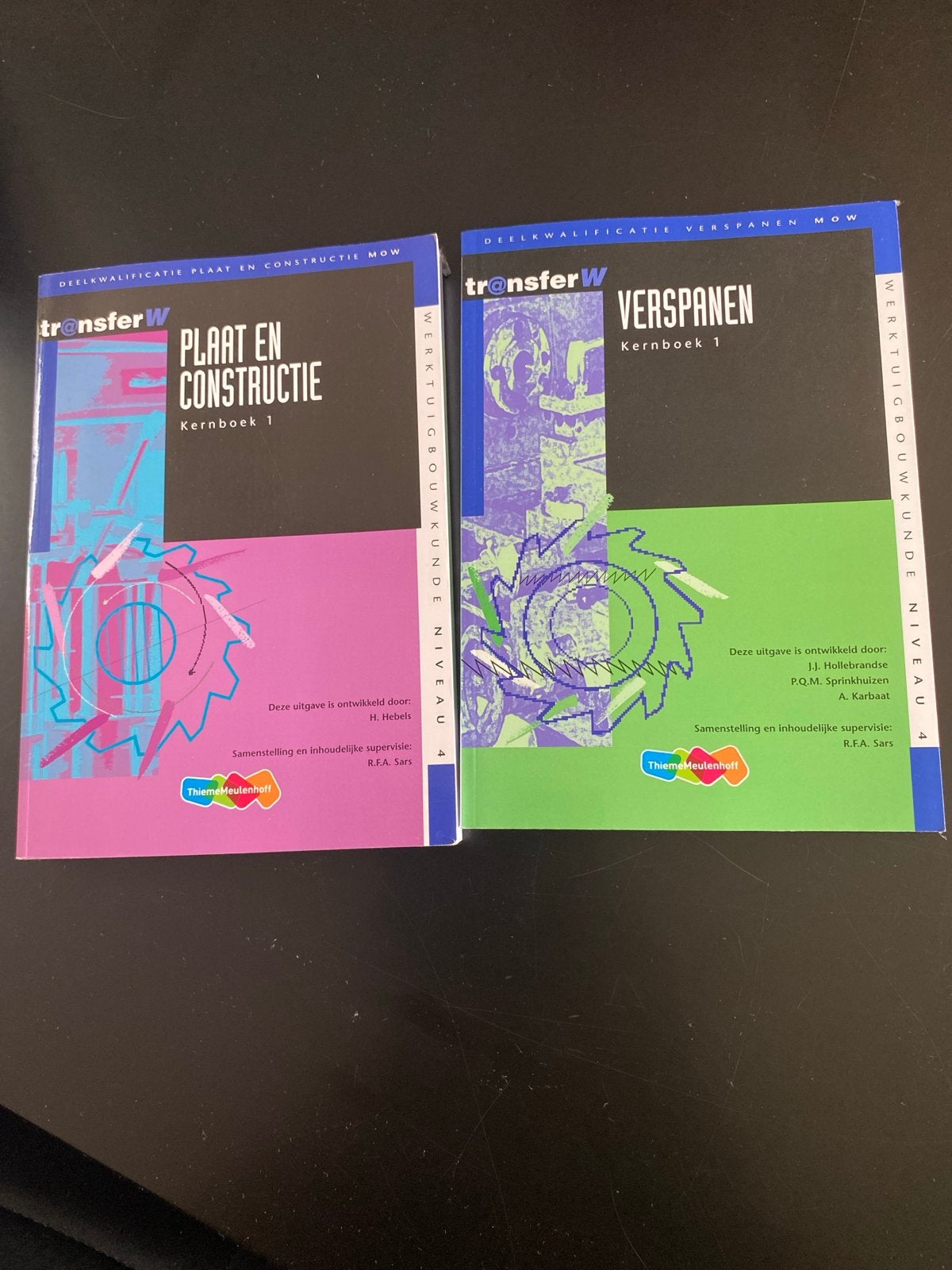 TransferW Plaat en Constructie & Verspanen Kernboek 1 Niveau, Boeken, Ophalen of Verzenden, Zo goed als nieuw, Overige niveaus
