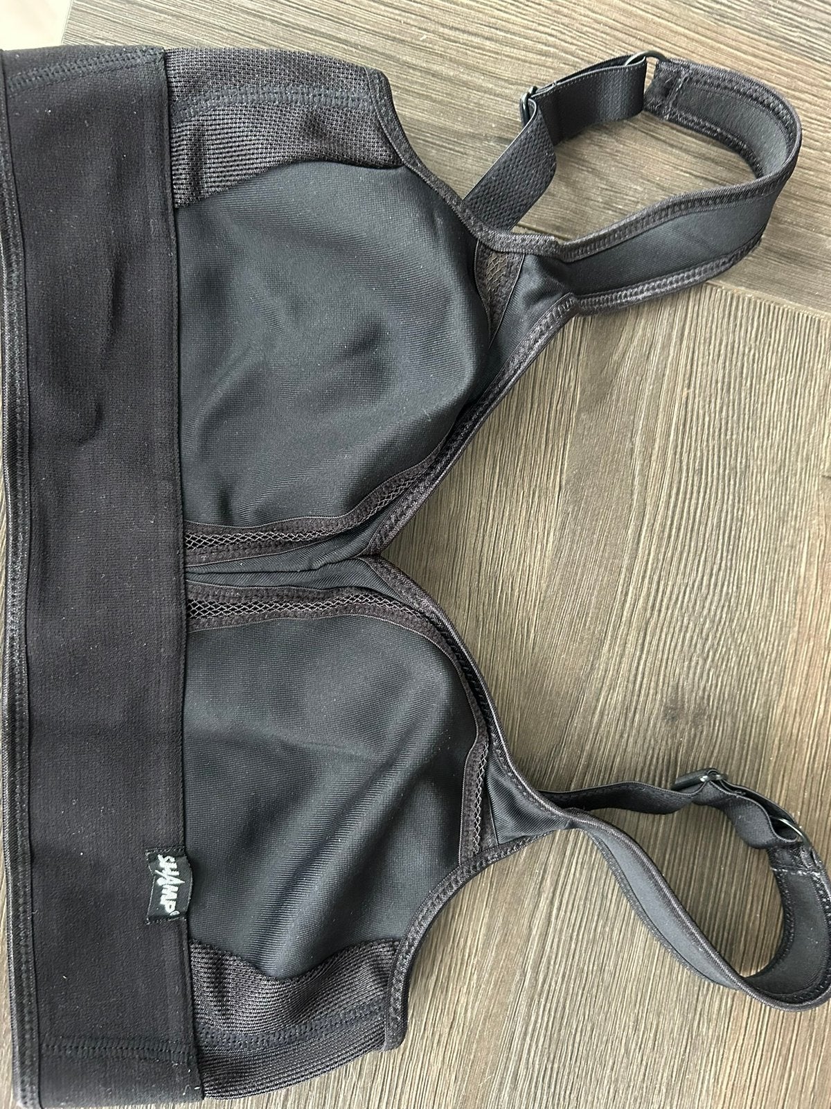 Nieuwe zwarte sport bh, Ophalen of Verzenden, Zo goed als nieuw, Zwart, Fitness of Aerobics