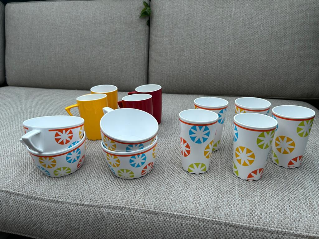 Mepal servies camping, Overige materialen, Ophalen of Verzenden, Zo goed als nieuw, Overige stijlen