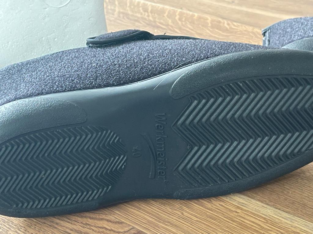Verbandschoenen “Werkmeister” maat 40 zwart, Diversen, Verpleegmiddelen, Ophalen, Zo goed als nieuw