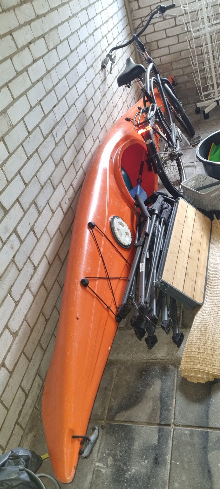 knappe kano / kajak! Van 4 meter lang, Ophalen, Gebruikt, Eén persoon, Met peddels