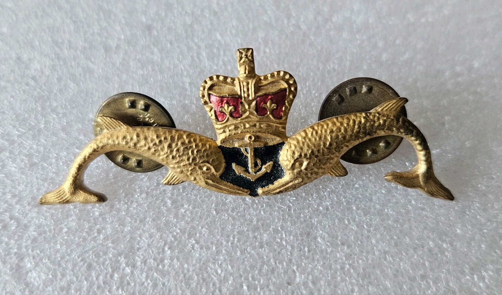 Royal Navy Submarine Service badge, Ophalen of Verzenden, Marine, Engeland, Embleem of Badge