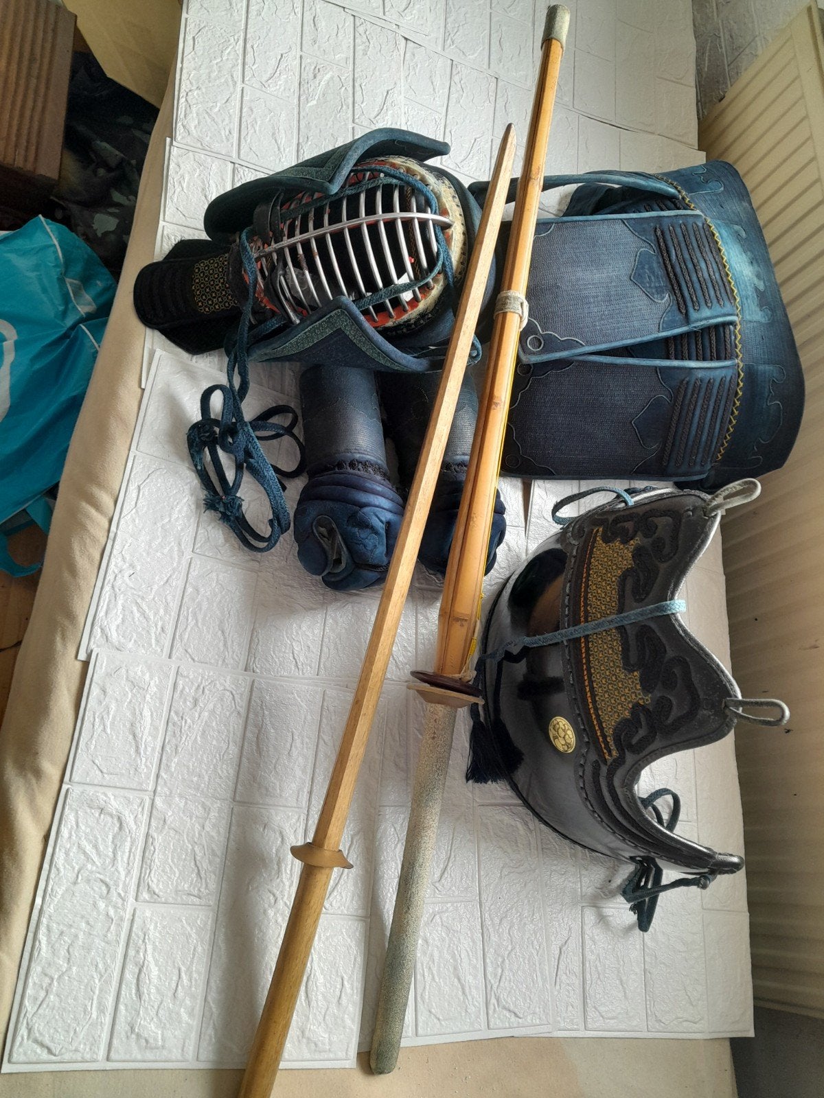 Te koop handgemaakt Kendo pak, Maat L, Ophalen of Verzenden, Overige
