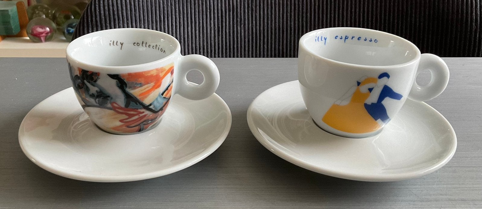2x Illy Collection kop en schotels; 1996 en 1999, Ophalen of Verzenden, Zo goed als nieuw, Overige stijlen, Illy